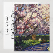 Carte de rappel Apple Trees in Bloom Save The Date (Devant / Derrière)