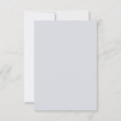 Carte de rappel Art Déco Blue Pearl (Dos)