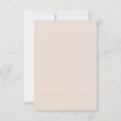 Carte de rappel baroque en or pastel (Dos)