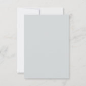 Carte de rappel baroque florale pastel (Dos)