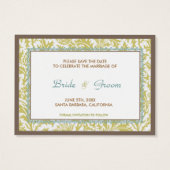 Carte de rappel classique (Dos)