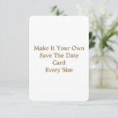 Carte de rappel de date 9 x 13 cm (Debout devant)