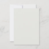 Carte de rappel de date de mariage au chardon celt (Dos)