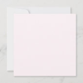 Carte de rappel de date de mariage avec des roses  (Dos)