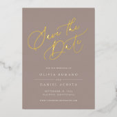 Carte de rappel de date de mariage en écriture éth (Recto)