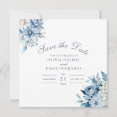 Carte de rappel de date de mariage Fleur sauvage b (Devant)