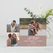 Carte de rappel de date de save the date rose cann (Debout devant)