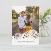 Carte de rappel de date double face avec superposi (Debout devant)