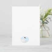 Carte de Rappel de Date Plat : Beau Cygne (Debout devant)