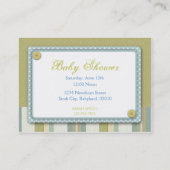 Carte de rappel de hibou (Dos)