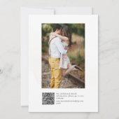 Carte de rappel de mariage ArtsApp H2 Alabaster Ro (Dos)