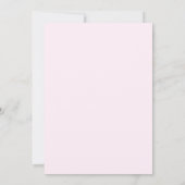Carte de rappel de mariage aux roses (Dos)