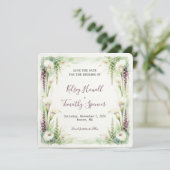 Carte de rappel de mariage Cascading Calla (Debout devant)