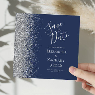 Carte de rappel de mariage élégante et moderne ave
