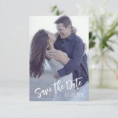 Carte de rappel de mariage floral photo Black Pink (Debout devant)