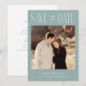 Carte de rappel de mariage moderne avec QR code à  (Devant / Derrière)