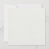 Carte de rappel de remise de diplôme blanche (Dos)