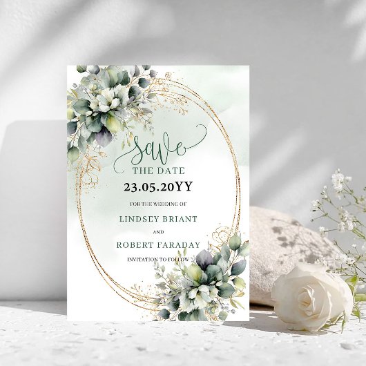 Carte de Rappel de Rendez-vous Boho Eucalyptus de