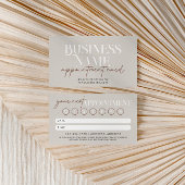 Carte de rappel de rendez-vous Boho moderne