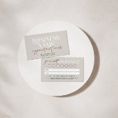 Carte de rappel de rendez-vous Boho moderne