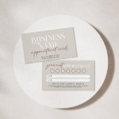 Carte de rappel de rendez-vous Boho moderne