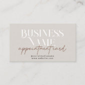 Carte de rappel de rendez-vous Boho moderne (Devant)