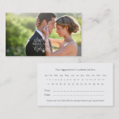 Carte de rappel de rendez-vous de jolies tours (Devant / Derrière)