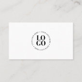 Carte de rappel de rendez-vous de logo personnalis (Dos)