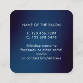 Carte de rappel de rendez-vous de salon moderne te (Dos)