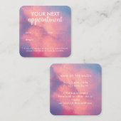 Carte de rappel de rendez-vous de salon moderne te (Devant / Derrière)