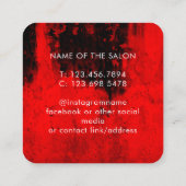 Carte de rappel de rendez-vous de salon moderne te (Dos)