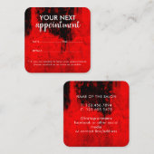 Carte de rappel de rendez-vous de salon moderne te (Devant / Derrière)