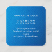 Carte de rappel de rendez-vous de salon moderne te (Dos)