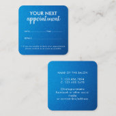 Carte de rappel de rendez-vous de salon moderne te (Devant / Derrière)