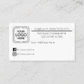 Carte de rappel de rendez-vous personnalisée du lo (Devant)