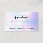 Carte de rappel de rendez-vous professionnel moder (Devant)