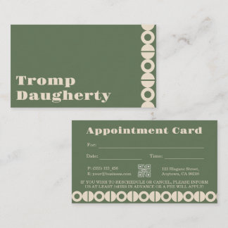 Carte de rappel de rendez-vous professionnel modif