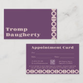 Carte de rappel de rendez-vous professionnel modif (Devant / Derrière)