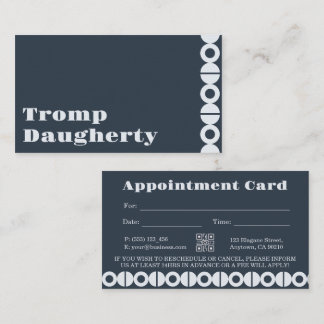 Carte de rappel de rendez-vous professionnel modif