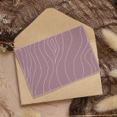 Carte de rappel élégante aux lignes minimalistes B