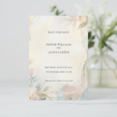 Carte de rappel floral Scottish Blush (Debout devant)