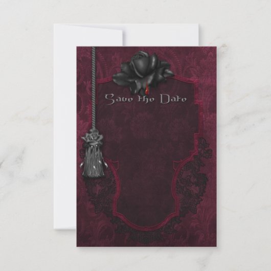 Carte de rappel gothique de la date (Devant)