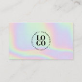 Carte de rappel Holographique personnalisée du log (Dos)