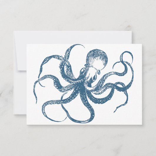 carte de rappel Octopus (Devant)