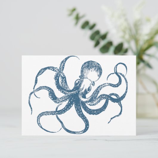 carte de rappel Octopus (Debout devant)