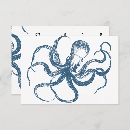 carte de rappel Octopus (Devant / Derrière)
