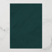 Carte de rappel orné de feuilles d'aluminium - Ble (Verso)