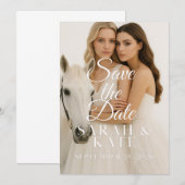 Carte de rappel plat à date fixe (Devant / Derrière)