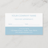 Carte de rappel pour dentiste (Devant)