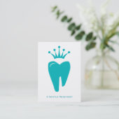 Carte de rappel pour dentiste jote Crown Tooth Log (Debout devant)